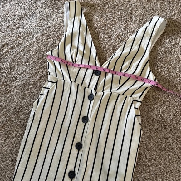 Topshop Stripe Button Front Pinafore Midi Dress
Size 6 - Picture 11 of 12